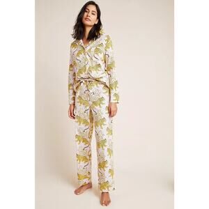 Printfresh Long PJ Set in Bagheera (Blush Pink)